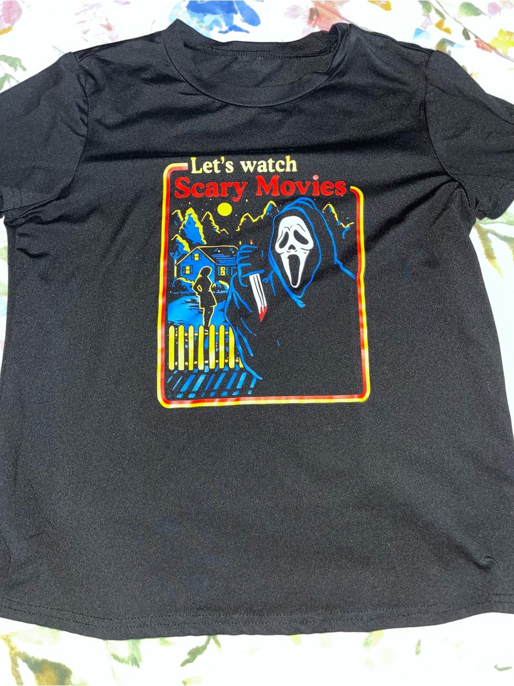 Women’s S ghost face shirt SHEIN